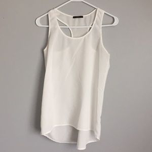 White sheer Tank Top